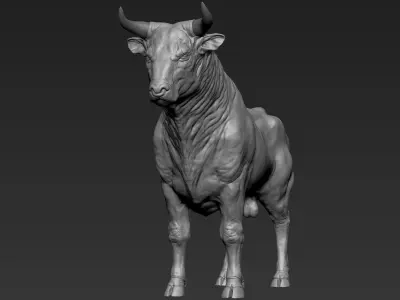 Bull Sculpt 3D model purchase