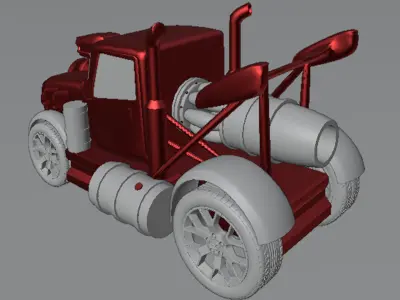 Grand Master 1 Semi Truck HCRC2 3D model