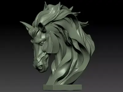 Horse statue model - Decor - 3D print 3D print model