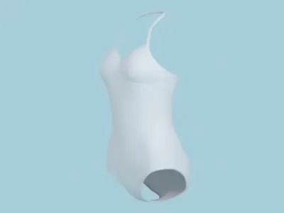 Sport Bra 4 Low-poly 3D model