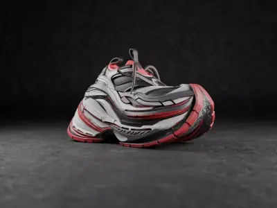 Balenciaga Platform Sneaker Low-poly 3D model