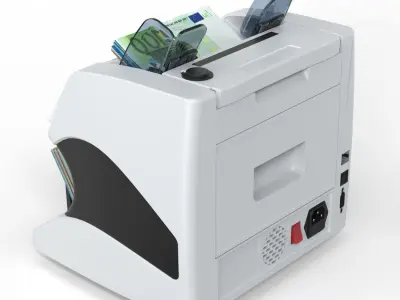 money Counter machine  3D model
