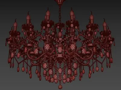Chandelier Colzano E 1 1 24 200 CG 3D model