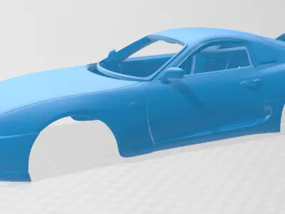 1997 Toyota Supra MK4 - Solid Body Car Model 3D print model