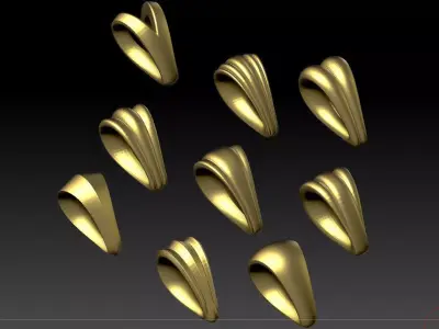 Bail Loops jewelry accessories 3D print model