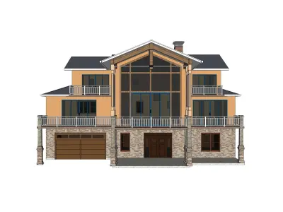Modern House 02 -Archimple LLC 3D model