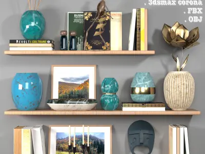 decorative set Rokviz A 3D model