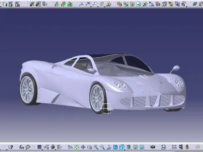 Pagani Huayra 3D print model