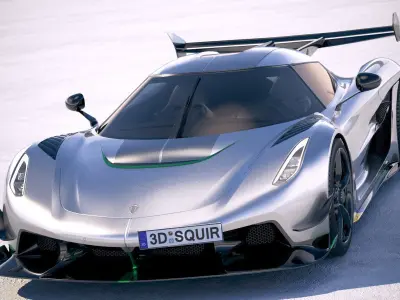 Koenigsegg Jesko 2020 3D model