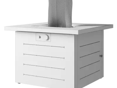 OVE Pierce 35 inch Square Fire Table 3D model