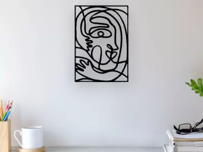 Abstract Wall Art 3D print model 30