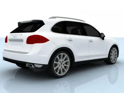 Porsche Cayenne 958 2010 3D model
