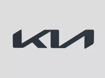 KIA 3D logo Model Low Poly logo Download Free low-poly 3D model
