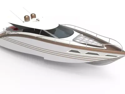 Luxury Yacht II 3D model