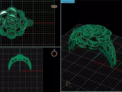 100 Mardin RP new rings  3D print model