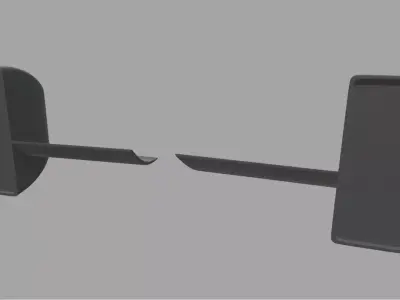 Car Mirror Toyota Yaris GR WRC 2022 Low-poly 3D model