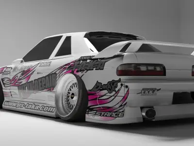 Nissan Silvia S13 BNSport 3D model