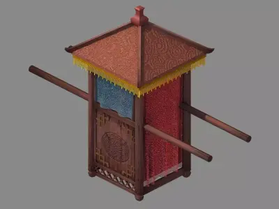 Game Official - Transportation - Wooden Car 02 3D model
