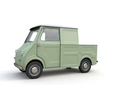 Goggomobil TL250 Transporter Pickup 1956 3D model