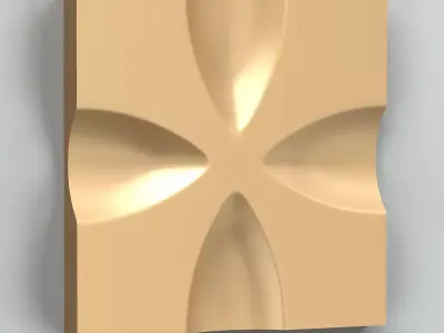 Wall panel 011 3D model
