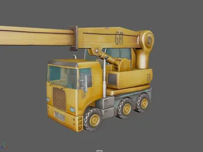 TOON Crane 3D model