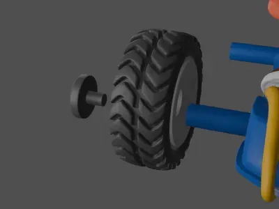 Crash Bandicoot Kart 3D print model