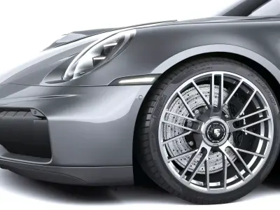 Porsche 911 Turbo S Coupe 2026 3D model