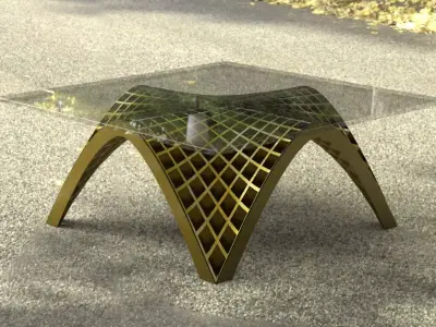 Modern Table Free 3D model