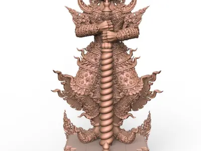 Tao Wessuwan Vol-02 Thai Art for  3D print model 3D print model