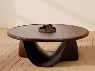 Flux Curve Coffee Table 3D model