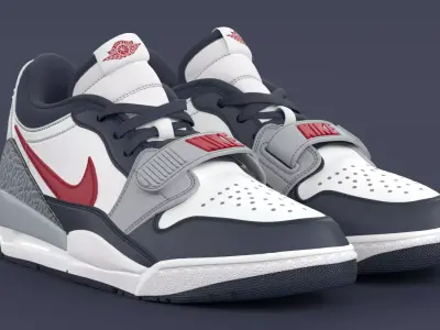 Air Jordan Legacy 312 Low Midnight Navy  3D model