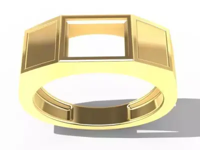 anel formatura direito masculino classico 3D print model