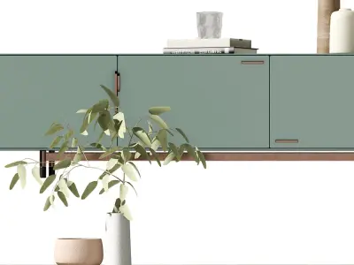 Modern TV Cabinet 3D model