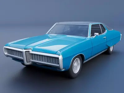 Pontiac Grand Prix 1968 3D print model