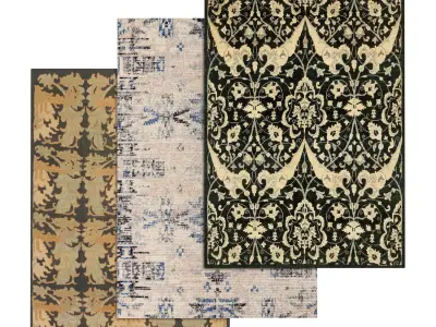 Rug Set 1958 3D model