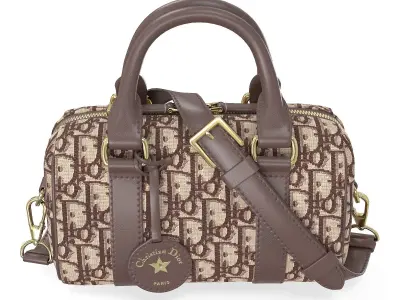 Dior Groove mini Bag Red Low-poly 3D model