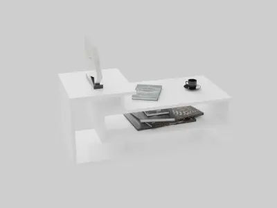 coffee table  Low-poly 3D model