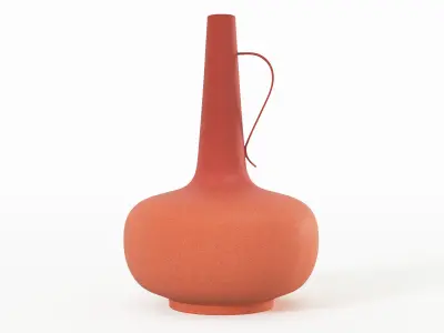 Slim Neck Glass Vase 3D model