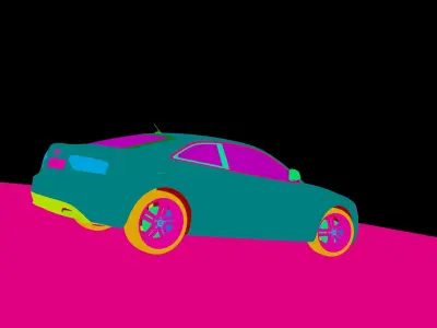 Audi Rs5 3D Model 3D model