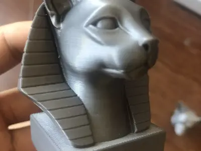 Cat sculpture 3D print model