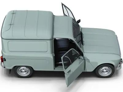 Renault 4 Fourgonnette 3D model