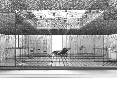 Epic Bathroom With Outdoor Bath Grain And Plant Decoration An... 3D model