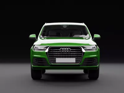 Audi Q7 Tfsi e Green 3D model