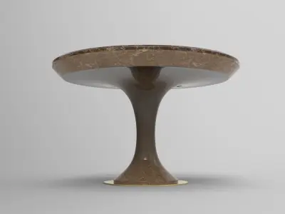 Glew Dining Table Low-poly 3D model