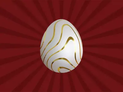 easter egg Free low-poly 3D model purchase