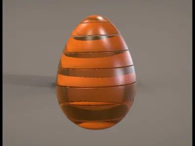 Line Egg 3D print model