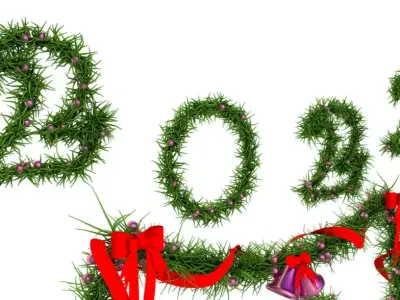 Christmas Wreath 3D model