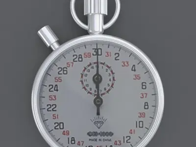 Stopwatch 3D model