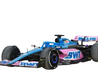 F1 Alpine A523 2023 3D model