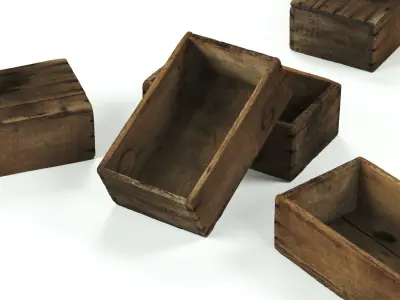 POLYPASTA - Wooden Box 01 3D model